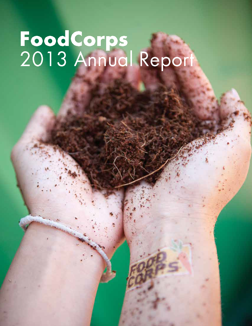 FY13 FoodCorps Annual Report Cover